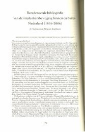 Beredeneerde bibliografie van de vrijdenkersbeweging binnen en ...