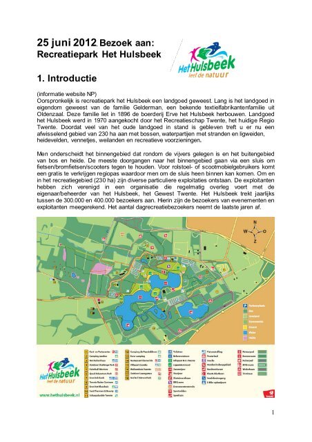 Recreatiepark Het Hulsbeek - Natuur zonder drempels