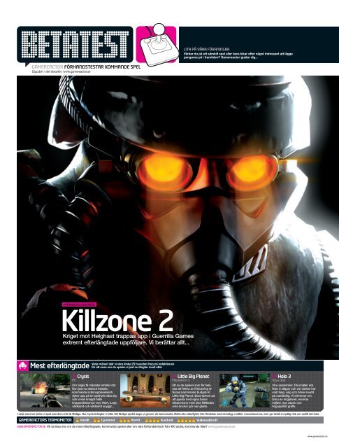 BIOSHOCK KILLZONE2 - Gamereactor