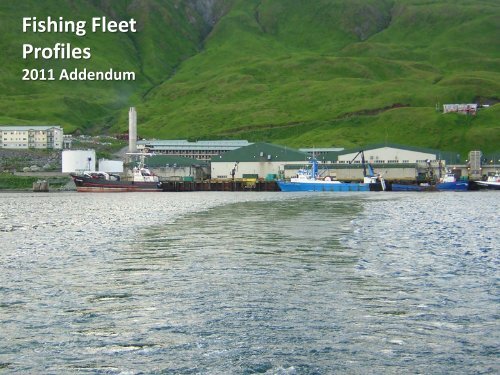 Fishing Fleet Profiles 2011 Addendum - NOAA