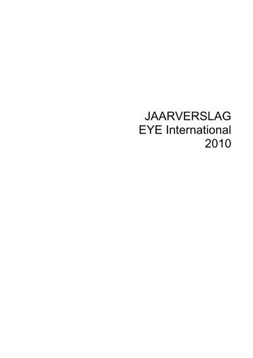 Jaarverslag EYE International 2010 - Holland Film