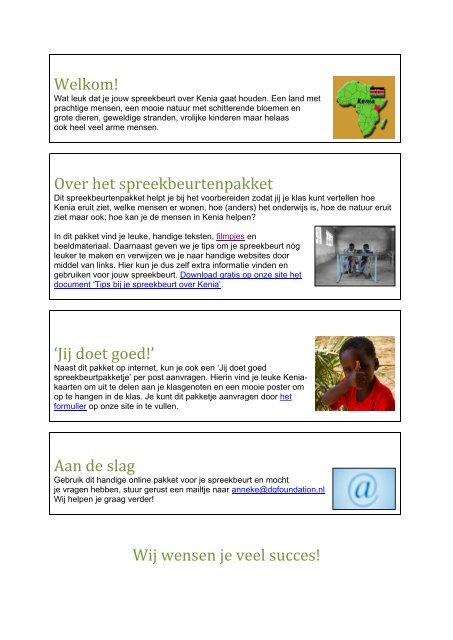 Download hier - Vrijwilligerswerk in Afrika