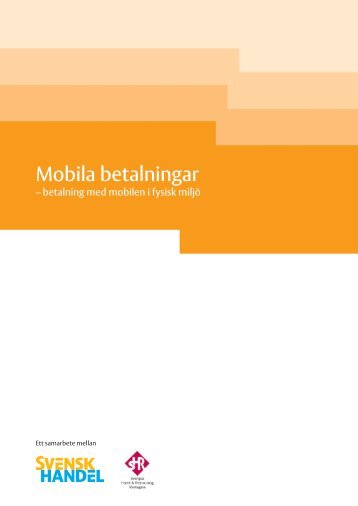 Mobila betalningar.pdf - Svensk Handel