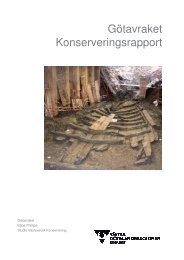 Götavraket Konserveringsrapport - Bohusläns museum