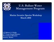 U.S. Ballast Water Management Program - Alaska SeaLife Center