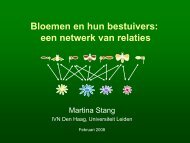 Bloemen en hun bestuivers - Ingo & Martina Stang