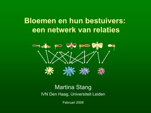 Bloemen en hun bestuivers - Ingo & Martina Stang