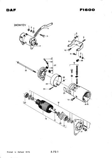 Daf F 1600 dynamo - Oudedaftechniek.nl