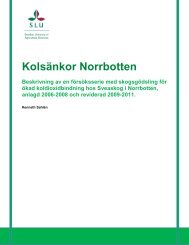 Kolsänkor Norrbotten - Övertorneå kommun