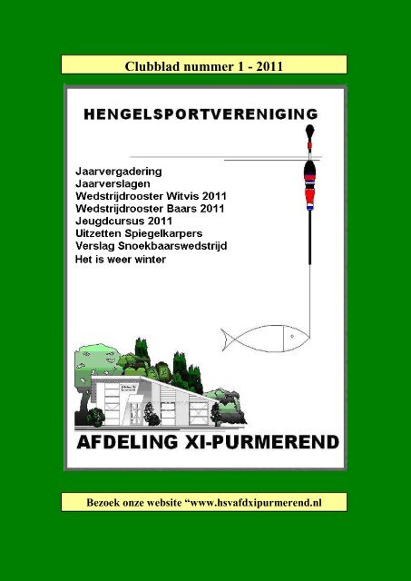 Clubblad nummer 1 - 2011 - HSV - Afd XI Purmerend