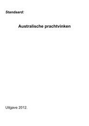 Standaard: Australische prachtvinken - De Nederlandse Bond van ...