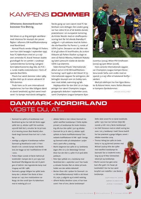 Danmark-Nordirland - DBU