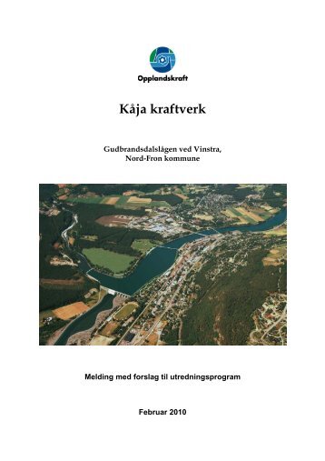 Kåja kraftverk (pdf) - Eidsiva Energi