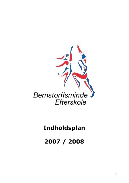 Indholdsplan 0708 - Bernstorffsminde Efterskole