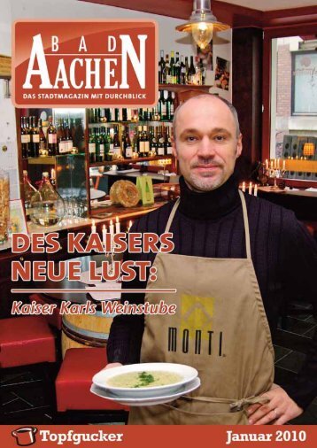 oliver lentzen empfiehlt: Kaiser Karls Kräuterrahmsuppe - Bad Aachen