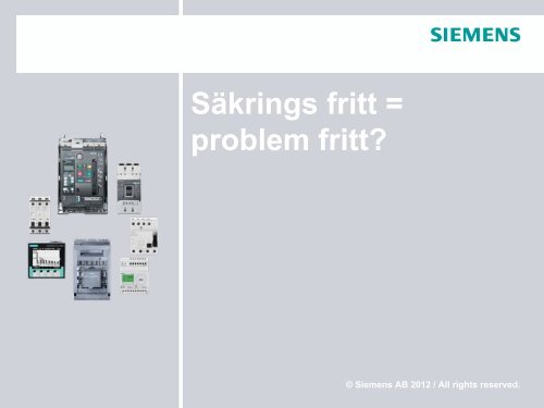 Ladda hem presentation Siemens