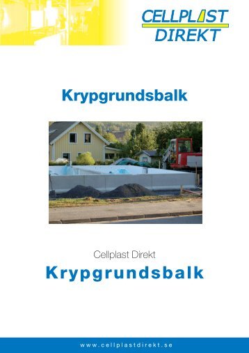 Isolergrundsbalk - Cellplast Direkt Sverige AB