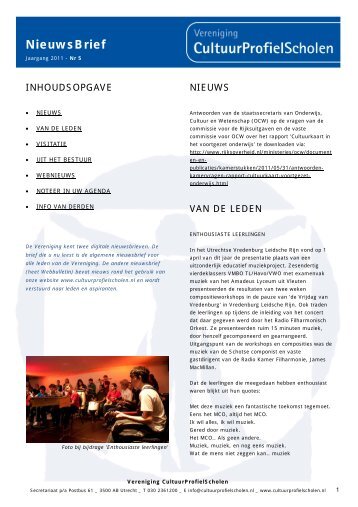 CPS Nieuws 5 - Amadeus Lyceum