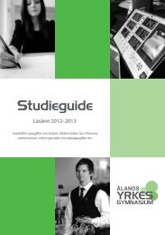 Studieguide - Ålands Gymnasium