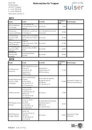 Referenzliste Treppen 2004-2011