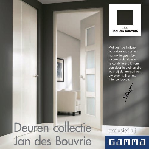 Deuren collectie Jan des Bouvrie - Gamma
