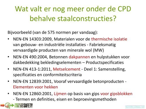 CE-Markering van Staalconstructies Bert van ... - Engineers Online