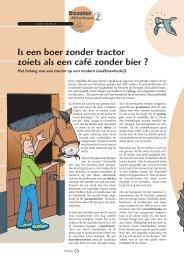 Is een boer zonder tractor zoiets als een café zonder ... - Grasspriet