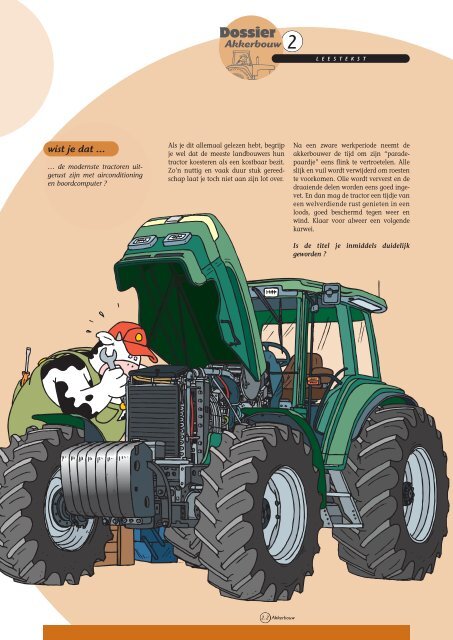 Is een boer zonder tractor zoiets als een café zonder ... - Grasspriet