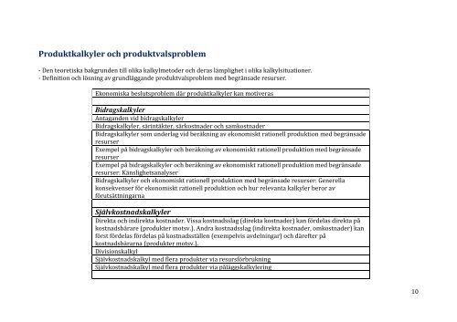 Kalkyl och Marknad 2013 - lohmander.com