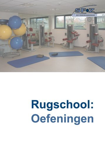 Rugschool: Oefeningen - Sfz