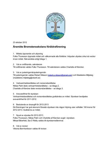 Protokoll årsmöte 2012-10-23 - ffbromsten.se
