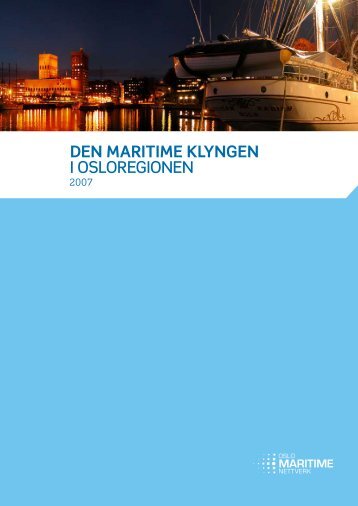 DEN MARITIME KLYNGEN I OSLOREGIONEN - Menon