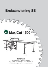 Gjerdesågen Maxicut 1500 - Motek