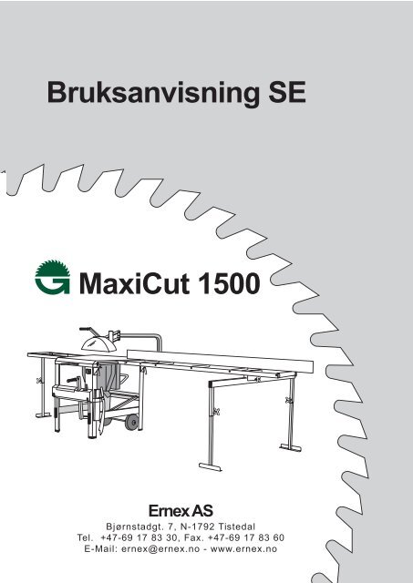 Gjerdesågen Maxicut 1500 - Motek