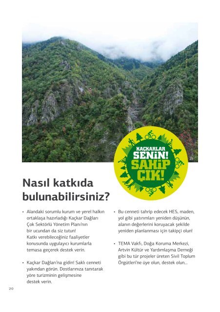 Kaçkar Dağları Sürdürülebilir Orman Kullanımı ve Koruma Projesi