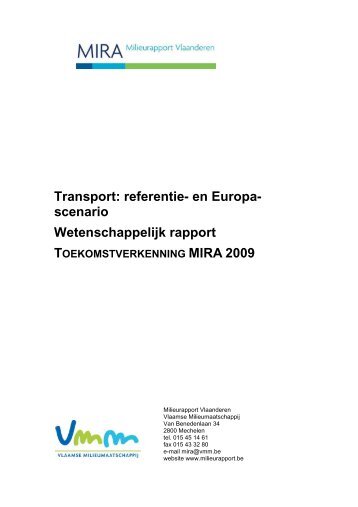 'Transport, Referentie- en Europa-scenario' (pdf) - Milieurapport ...