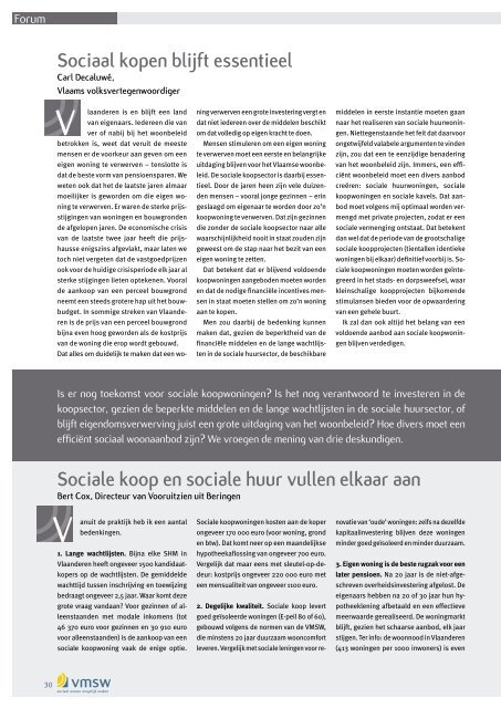 Woonwoord nr 12 (pdf - 2,5 Mb) - Vlaamse Maatschappij voor ...