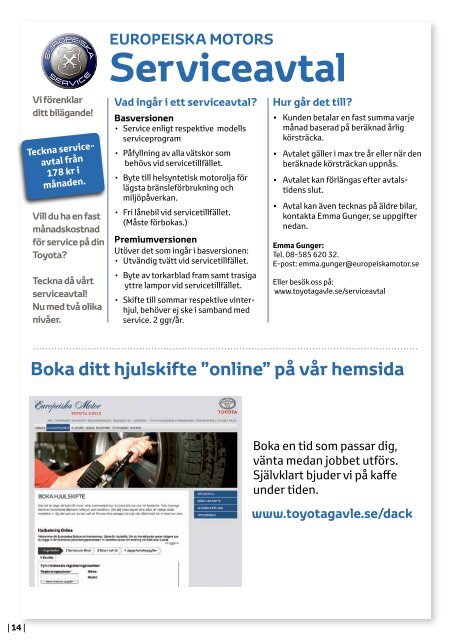 på Europeiska Motor, öppethelg 20-21 oktober - TOYOTA GÄVLE