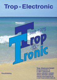 Katalog - Trop-Electronic GmbH