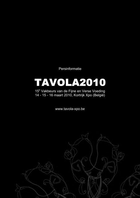 Tavola 2010 - Info - Kortrijk Xpo