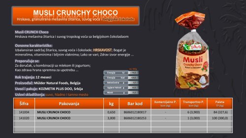 crunchy snack - Kozmetik Plus