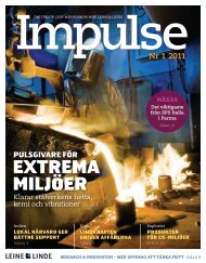 Impulse nr 1 - 2011 (PDF) - Leine & Linde