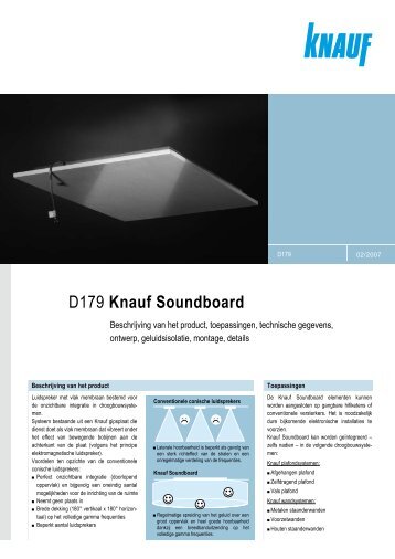 D179 Knauf Soundboard