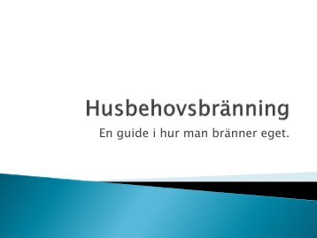 En guide i hur man bränner eget. - Bryggforum.nu