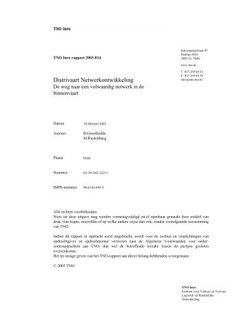 Distrivaart Netwerkontwikkeling - Transport & Mobility Leuven