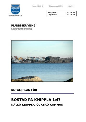 2. Planbeskrivning.pdf - Öckerö kommun
