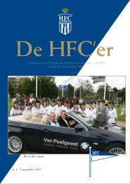 nr. 4. 3 september 2007 D1 in het nieuw - Koninklijke HFC