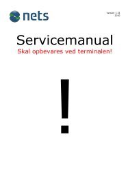 Download service manualen - Nets Shop