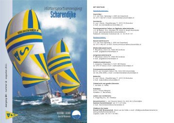 (Clubblad 2) augustus 2011 - Watersport Vereniging Scharendijke