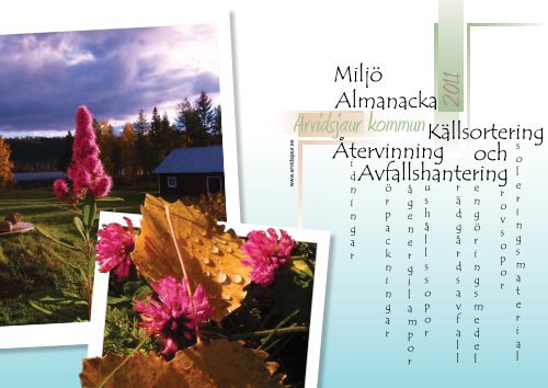 Titta här på Miljöalmanackan 2011 (pdf, 3 MB) - Arvidsjaur